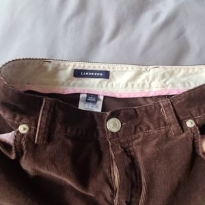 Lands end corduroy pants, brown